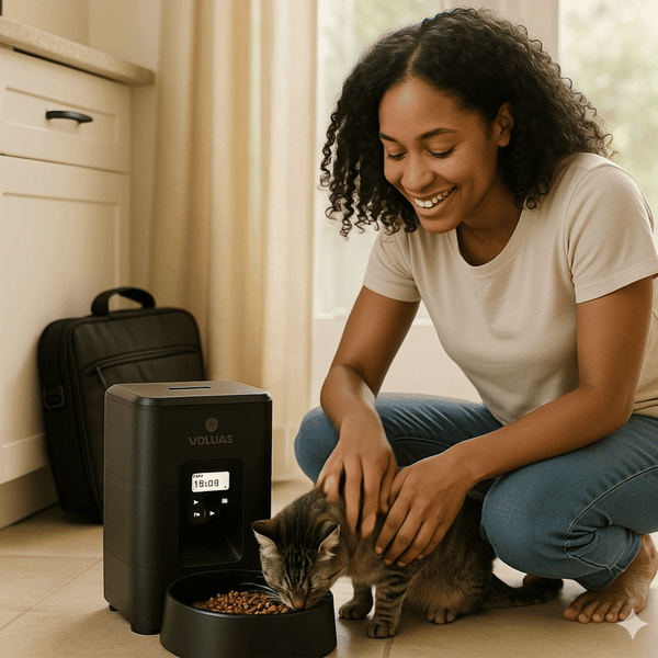 Auto Paw™ Smart Automatic Pet Feeder – App-Controlled, Scheduled Feeding, Portion Control for Cats & Dogs